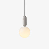 Modern Minimalist Glass Globe Pendant Light Scandinavian Hanging Ball Lamp
