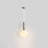 Modern Minimalist Glass Globe Pendant Light Scandinavian Hanging Ball Lamp