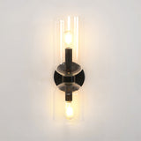 Modern Minimalist Glass Globe Plug In Wall Sconce Set of 2 Brass Bracket Wall Lamp