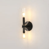 Modern Minimalist Glass Globe Plug In Wall Sconce Set of 2 Brass Bracket Wall Lamp