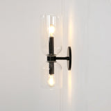Modern Minimalist Glass Globe Plug In Wall Sconce Set of 2 Brass Bracket Wall Lamp