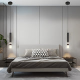 Modern Minimalist LED Kitchen Island Pendant Light Black Nordic Hanging Ceiling Lamp