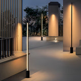 Modern Minimalist LED Strip Outdoor Floor Lamp Waterproof IP65 Garden Lawn Pathway Light