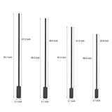 Modern Minimalist LED Strip Outdoor Floor Lamp Waterproof IP65 Garden Lawn Pathway Light