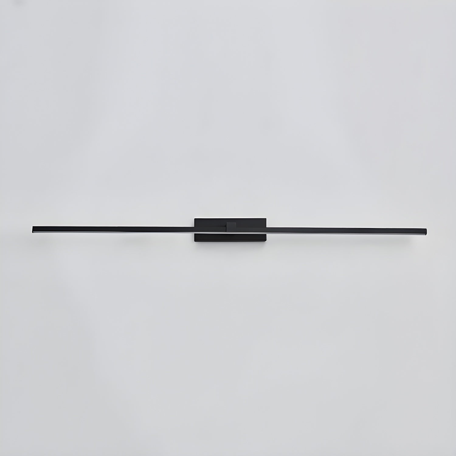 Modern Minimalist LED Wall Sconce for Bathroom Vanity and Mirror Lighting in Black Finish