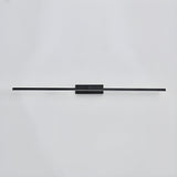 Modern Minimalist LED Wall Sconce for Bathroom Vanity and Mirror Lighting in Black Finish