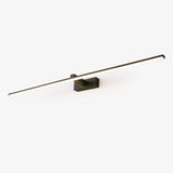 Modern Minimalist LED Wall Sconce for Bathroom Vanity and Mirror Lighting in Black Finish