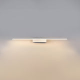 Modern Minimalist LED Wall Sconce for Bathroom Vanity and Mirror Lighting in Black Finish