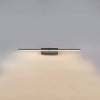 Modern Minimalist LED Wall Sconce for Bathroom Vanity and Mirror Lighting in Black Finish