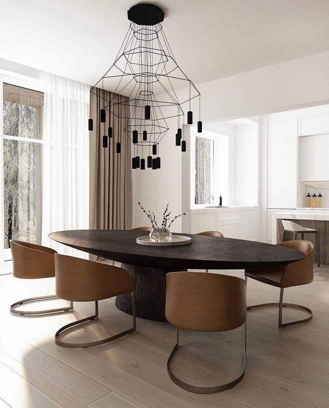 Modern Minimalist Linear LED Chandelier with Multi Head Design