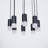 Modern Minimalist Linear LED Chandelier with Multi Head Design