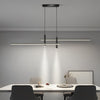 Modern Minimalist Linear LED Pendant Light Adjustable Dimmable Chandelier for Dining Room Bar