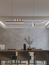 Modern Minimalist Linear LED Pendant Light for Kitchen Island and Dining Room