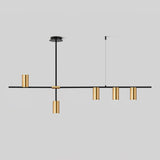 Modern Minimalist Linear LED Pendant Light for Kitchen Island and Dining Room