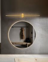 Modern Minimalist Linear LED Stick Wall Sconce Iron Metal Fixture for Indoor Home Decor