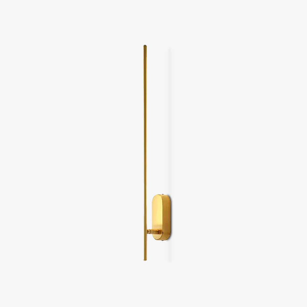 Modern Minimalist Linear LED Stick Wall Sconce Iron Metal Fixture for Indoor Home Decor