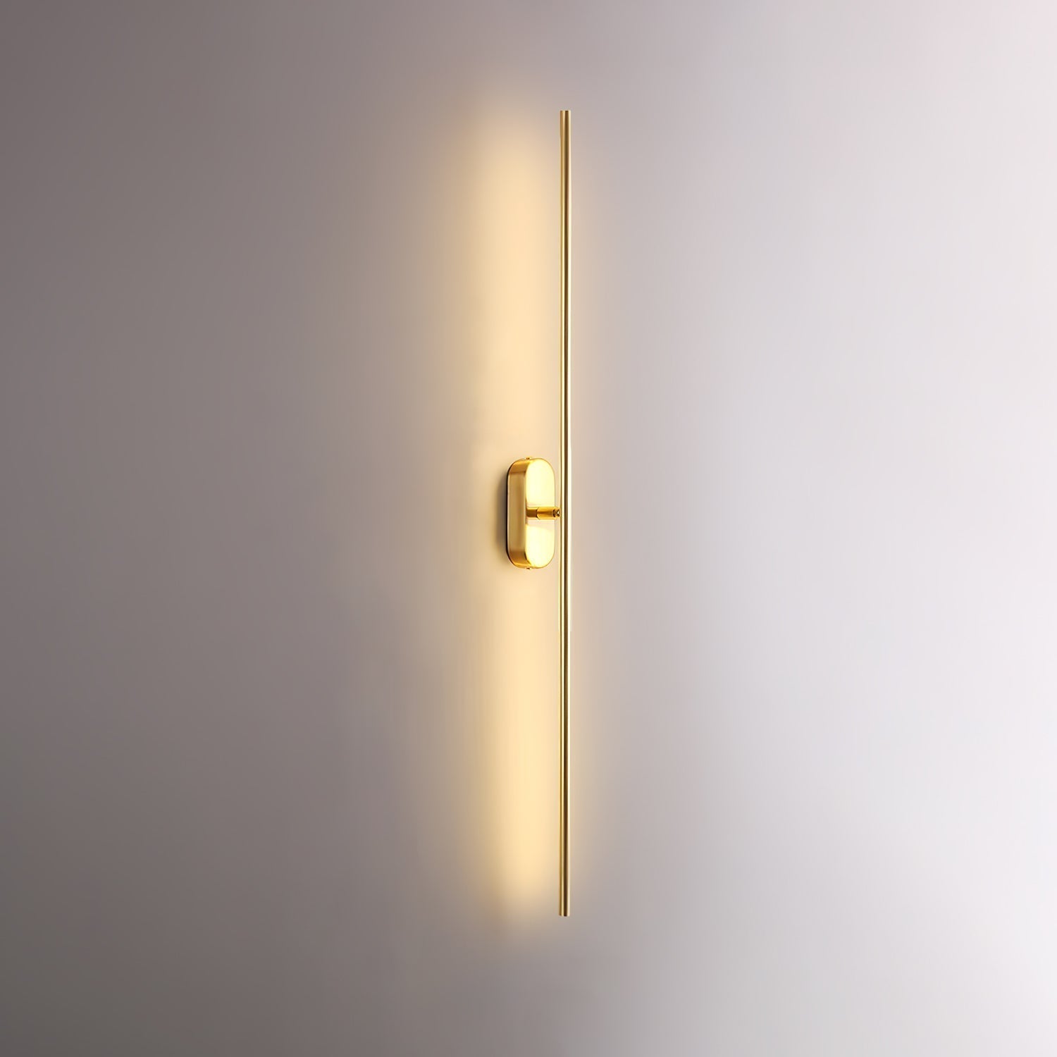 Modern Minimalist Linear LED Stick Wall Sconce Iron Metal Fixture for Indoor Home Decor