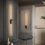 Modern Minimalist Linear LED Stick Wall Sconce Iron Metal Fixture for Indoor Home Decor