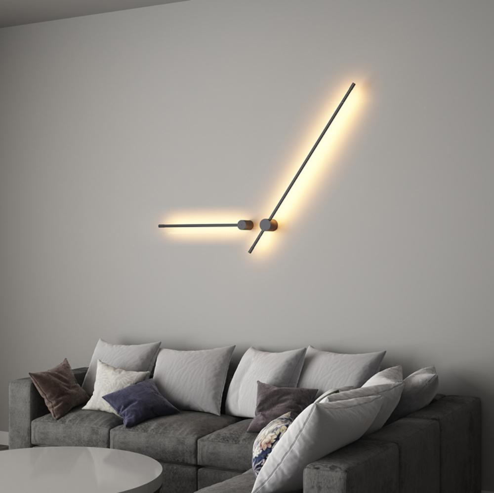 Modern Minimalist Linear LED Wall Sconce Architectural Slim Tube Light Fixture