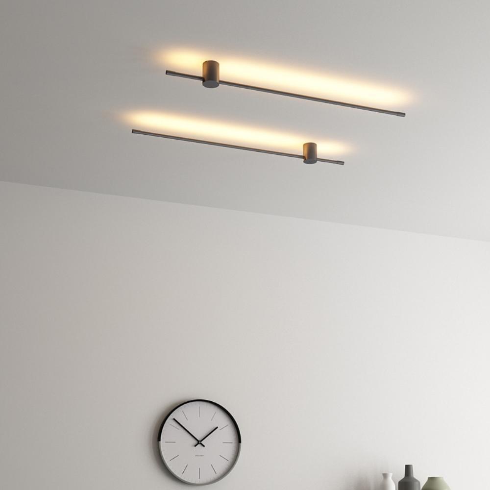 Modern Minimalist Linear LED Wall Sconce Architectural Slim Tube Light Fixture