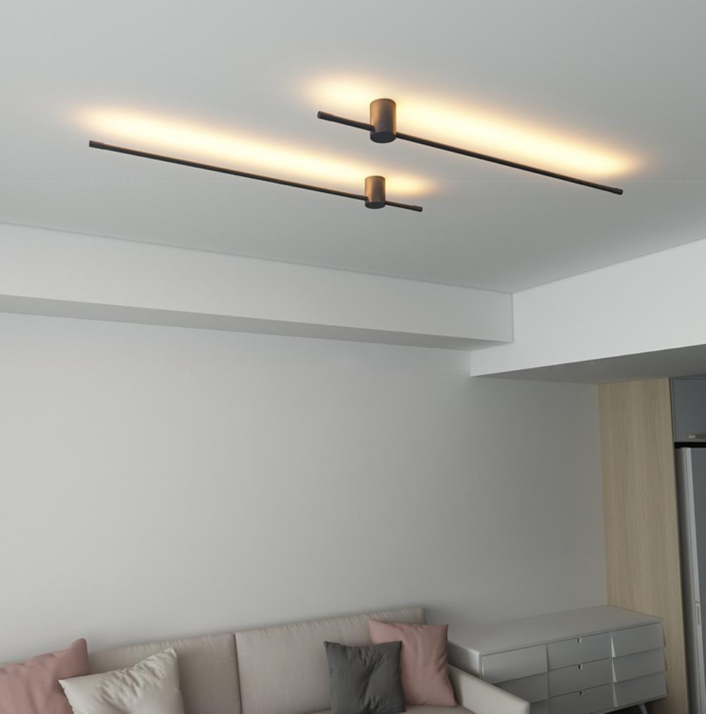 Modern Minimalist Linear LED Wall Sconce Architectural Slim Tube Light Fixture