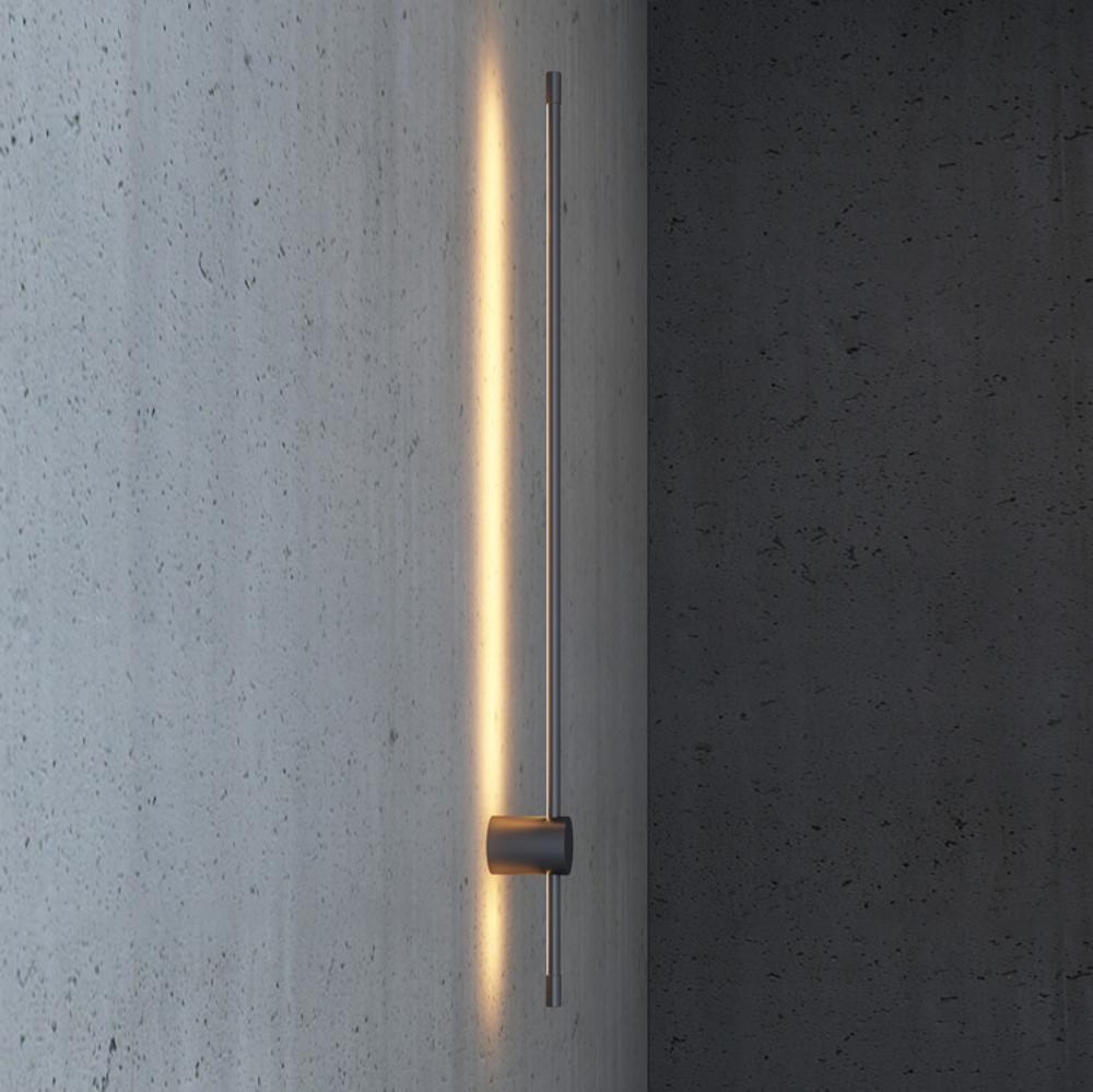 Modern Minimalist Linear LED Wall Sconce Architectural Slim Tube Light Fixture