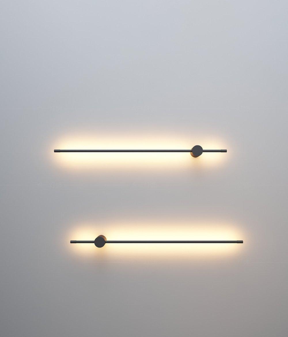 Modern Minimalist Linear LED Wall Sconce Architectural Slim Tube Light Fixture