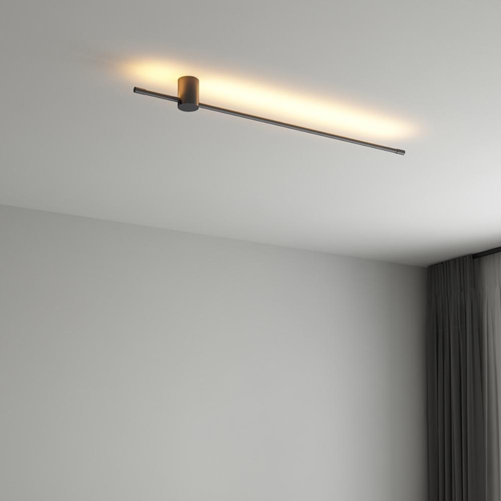 Modern Minimalist Linear LED Wall Sconce Architectural Slim Tube Light Fixture