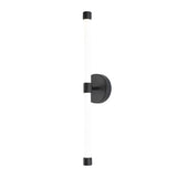 Modern Minimalist Linear LED Wall Sconce with Three Step Dimming in Black and Gold