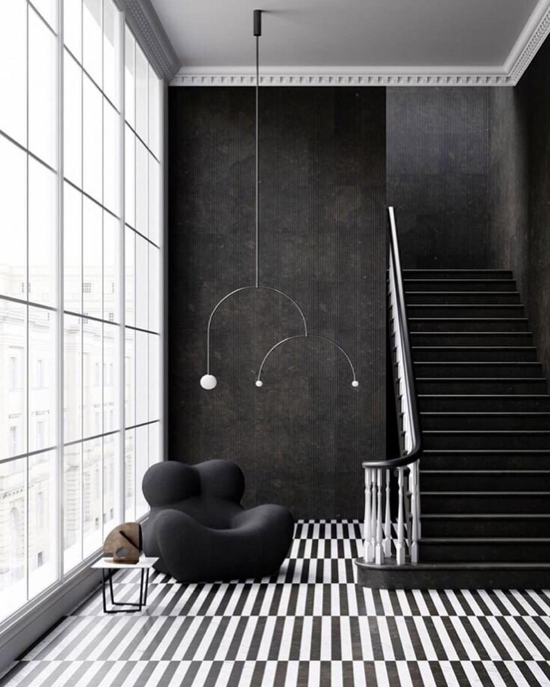 Modern Minimalist Linear Mobile Chandelier with Opal Glass Globes and Black Finish