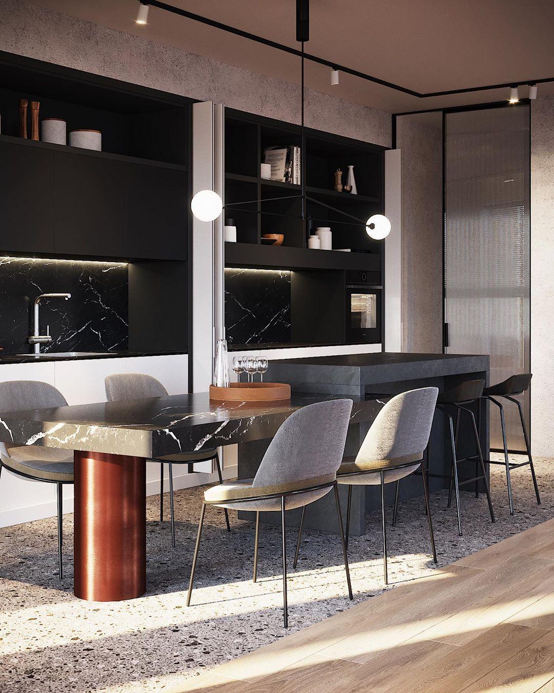 Modern Minimalist Linear Mobile Chandelier with Opal Glass Globes and Black Finish