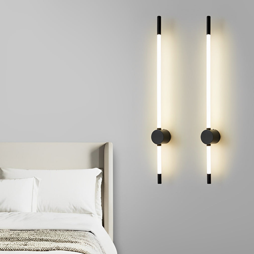 Modern Minimalist Long Strip LED Wall Sconce Acrylic Linear Light for Bedroom Living Room