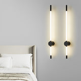 Modern Minimalist Long Strip LED Wall Sconce Acrylic Linear Light for Bedroom Living Room