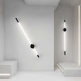 Modern Minimalist Long Strip LED Wall Sconce Acrylic Linear Light for Bedroom Living Room