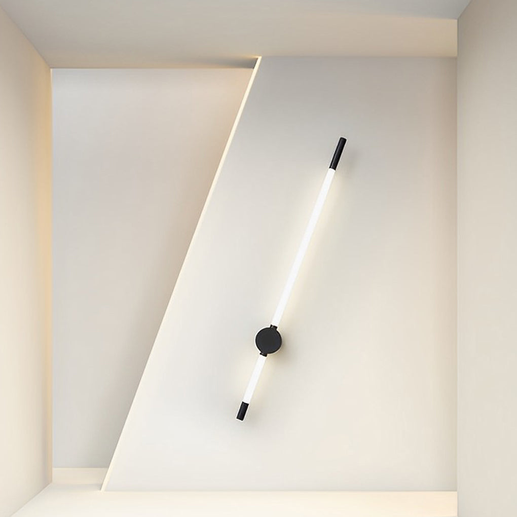 Modern Minimalist Long Strip LED Wall Sconce Acrylic Linear Light for Bedroom Living Room