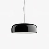 Modern Minimalist Oval Aluminum Pendant Light Potlid Style Ceiling Hanging Lamp for Home