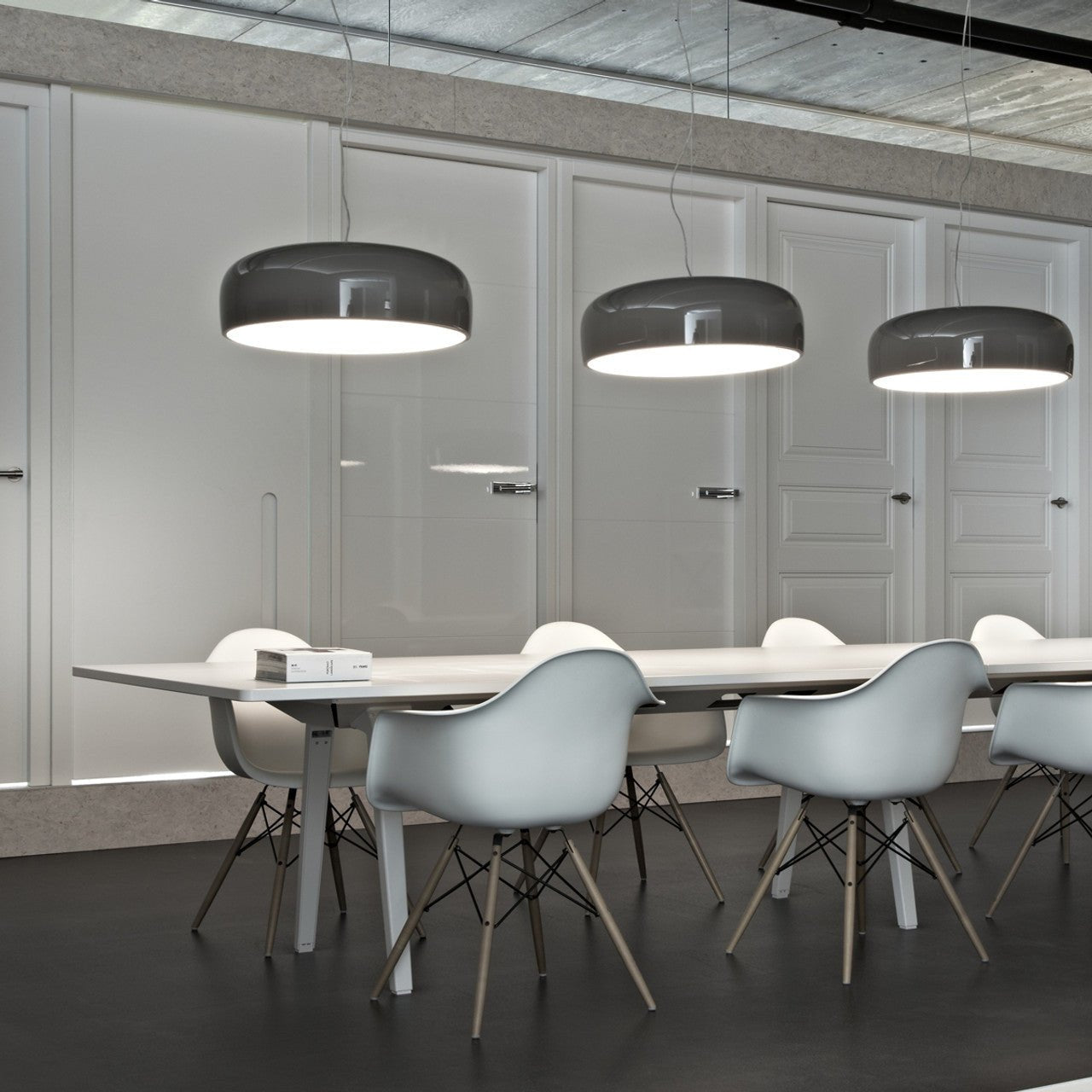 Modern Minimalist Oval Aluminum Pendant Light Potlid Style Ceiling Hanging Lamp for Home