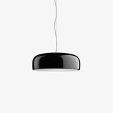 Modern Minimalist Oval Aluminum Pendant Light Potlid Style Ceiling Hanging Lamp for Home
