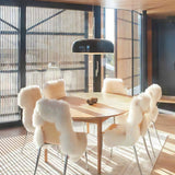 Modern Minimalist Oval Aluminum Pendant Light Potlid Style Ceiling Hanging Lamp for Home