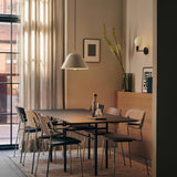 Modern Minimalist Pendant Ceiling Light Fixture with Adjustable Cable and Metal Shade