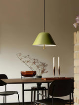 Modern Minimalist Pendant Ceiling Light Fixture with Adjustable Cable and Metal Shade