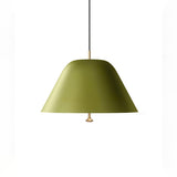 Modern Minimalist Pendant Ceiling Light Fixture with Adjustable Cable and Metal Shade