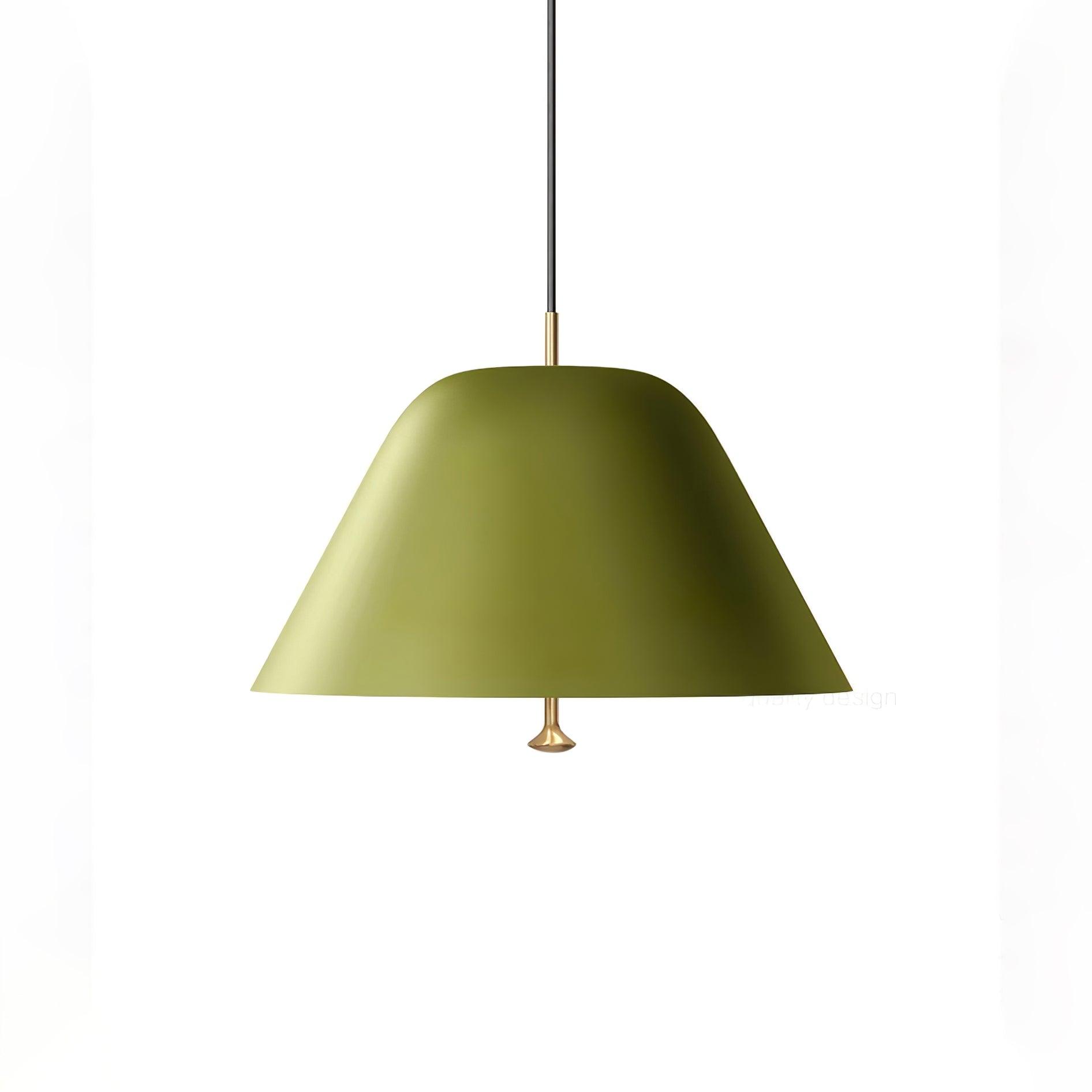 Modern Minimalist Pendant Ceiling Light Fixture with Adjustable Cable and Metal Shade