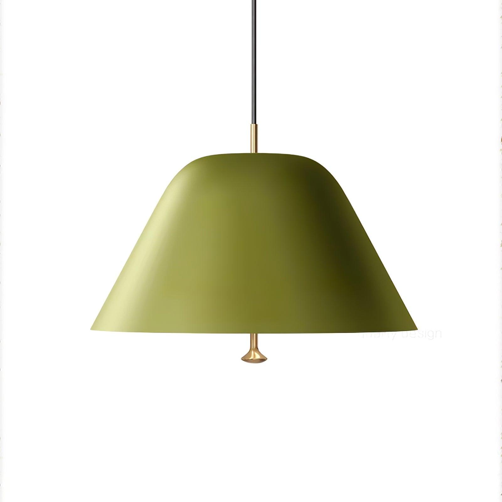 Modern Minimalist Pendant Ceiling Light Fixture with Adjustable Cable and Metal Shade