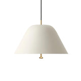 Modern Minimalist Pendant Ceiling Light Fixture with Adjustable Cable and Metal Shade