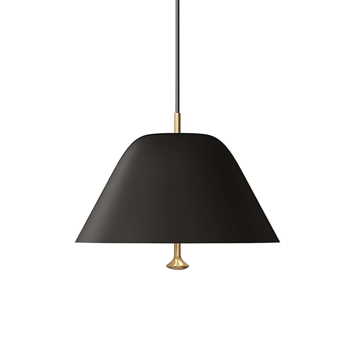 Modern Minimalist Pendant Ceiling Light Fixture with Adjustable Cable and Metal Shade