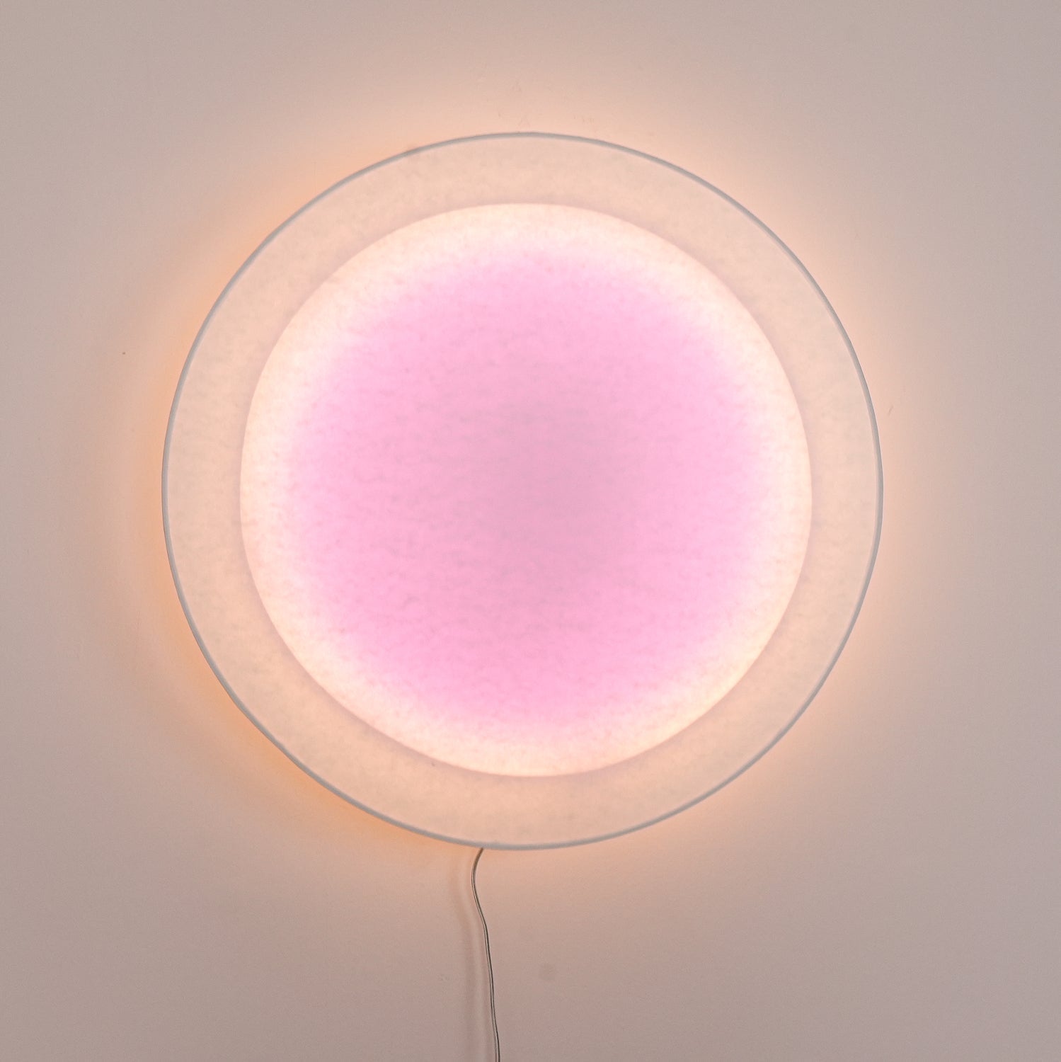 Modern Minimalist Relax Plug in Wall Sconce with Paper Shade Soft Ambient LED Lighting Set of 2