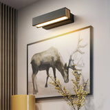 Modern Minimalist Rotatable LED Wall Sconce for Bedroom and Living Room Background Lighting