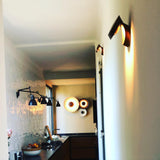 Modern Minimalist Round Metal Disc LED Wall Sconce for Indirect Interior Lighting