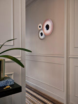 Modern Minimalist Round Metal Disc LED Wall Sconce for Indirect Interior Lighting